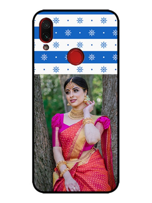 Custom Redmi Note 7 Custom Metal Phone Case - Snow Pattern Design