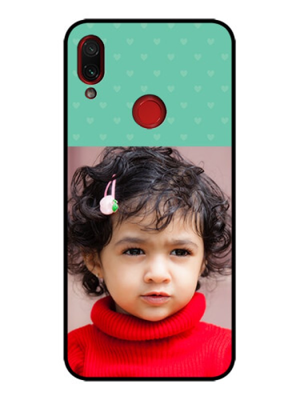 Custom Redmi Note 7 Custom Metal Phone Case - Lovers Picture Design