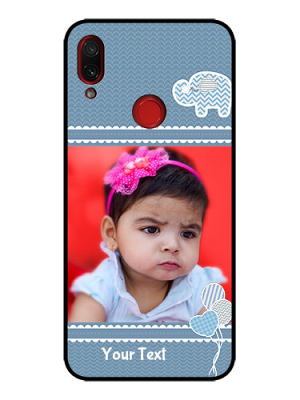 Custom Redmi Note 7 Custom Metal Phone Case - With Kids Pattern Design