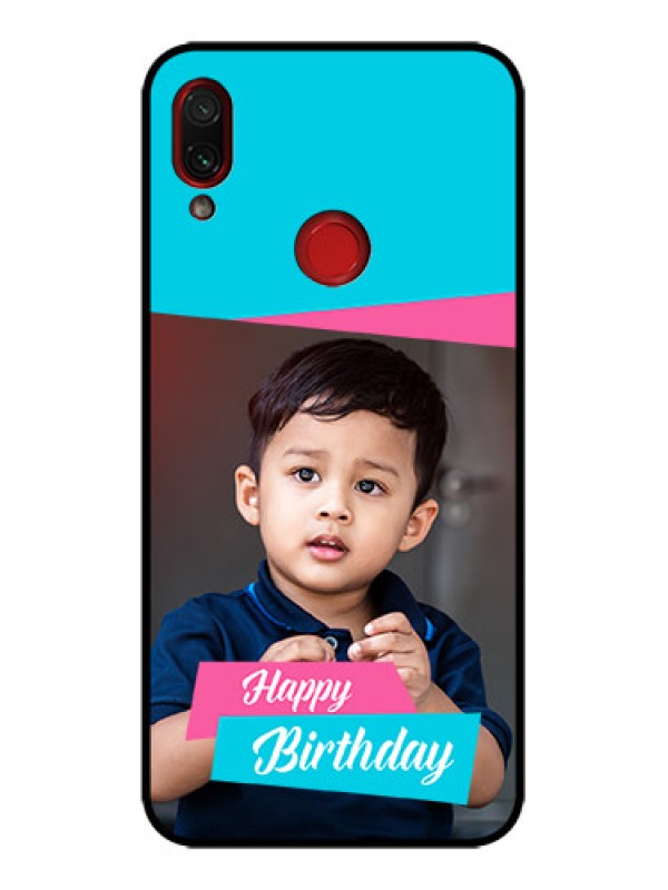 Custom Redmi Note 7 Custom Metal Phone Case - Image Holder With 2 Color Design