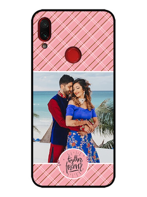 Custom Redmi Note 7 Custom Metal Phone Case - Together Forever Design
