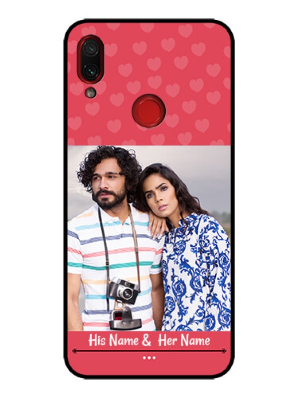 Custom Redmi Note 7 Custom Metal Phone Case - Simple Love Design