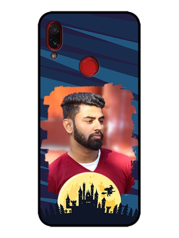 Custom Redmi Note 7 Custom Metal Phone Case - Halloween Witch Design