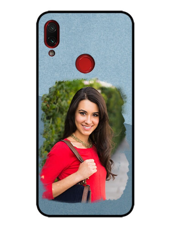 Custom Redmi Note 7 Custom Metal Phone Case - Grunge Line Art Design