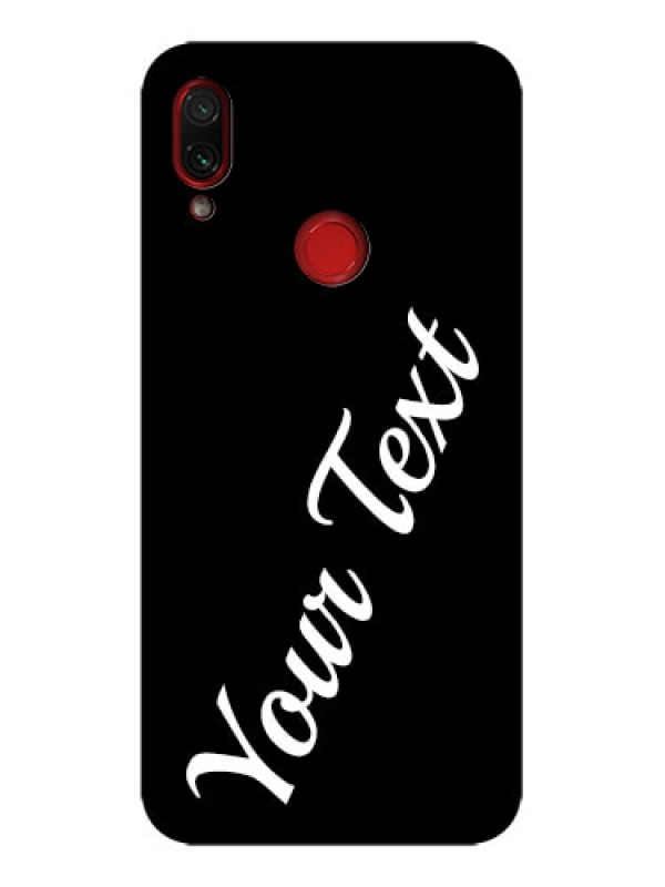 Custom Redmi Note 7 Custom Metal Phone Case - With Your Name Design