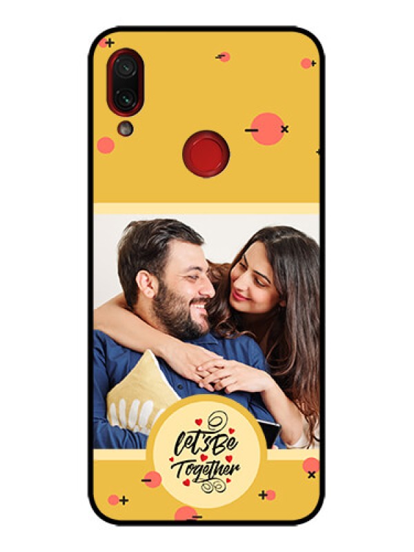 Custom Redmi Note 7 Custom Metal Phone Case - Lets Be Together Design