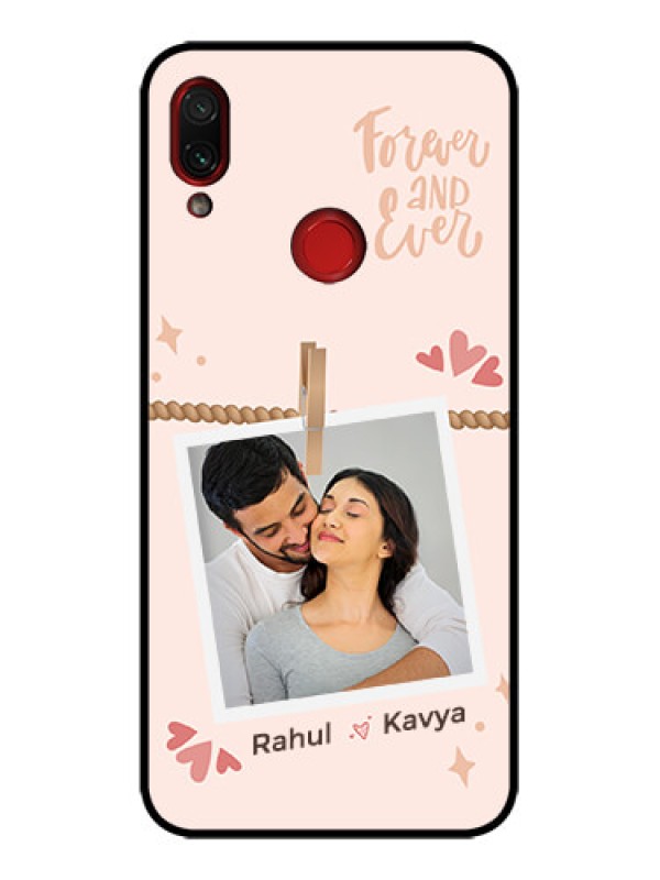 Custom Redmi Note 7 Custom Metal Phone Case - Forever And Ever Love Design