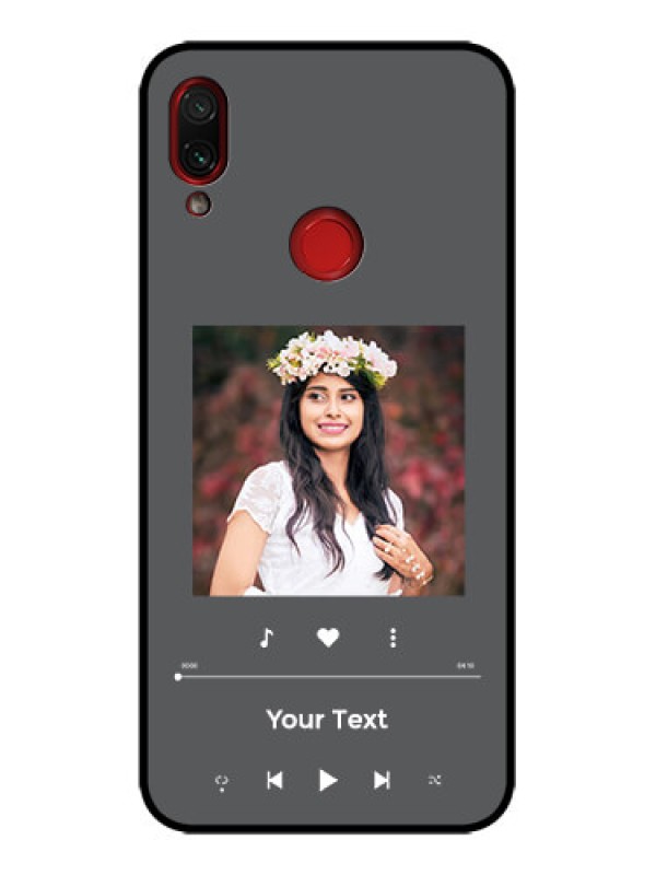 Custom Redmi Note 7 Custom Metal Phone Case - Play The Music Design