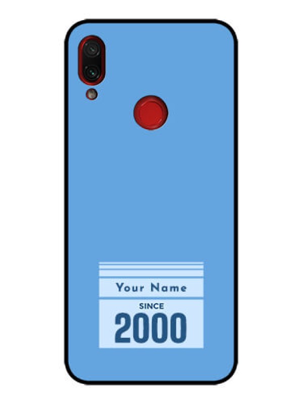 Custom Redmi Note 7 Custom Metal Phone Case - Custom Year Of Birth Design