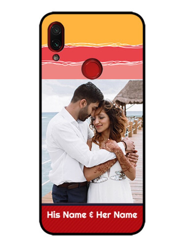 Custom Redmi Note 7s Custom Metal Phone Case - Colorful Case Design