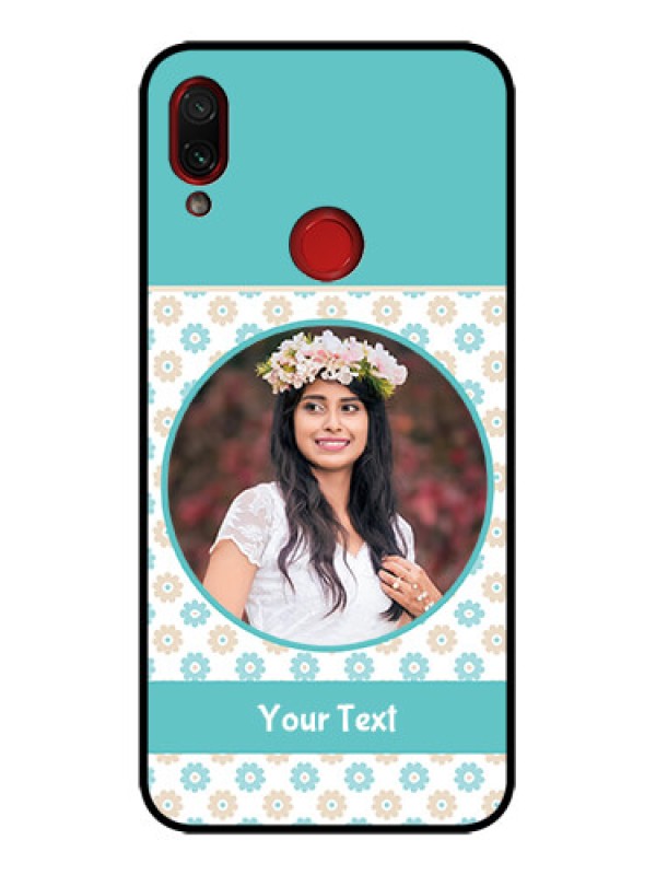 Custom Redmi Note 7s Custom Metal Phone Case - Beautiful Flowers Design