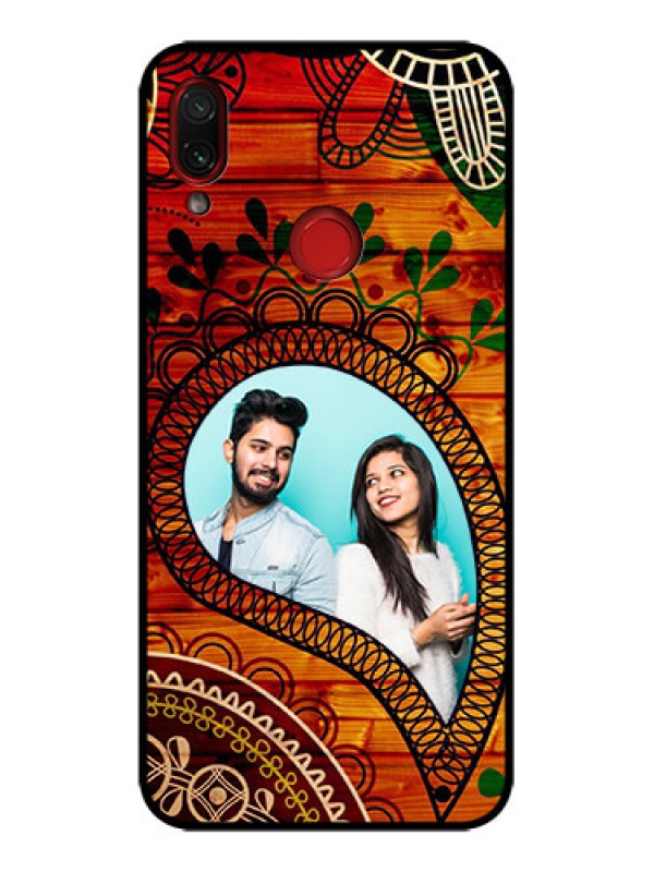 Custom Redmi Note 7s Custom Metal Phone Case - Abstract Colorful Design