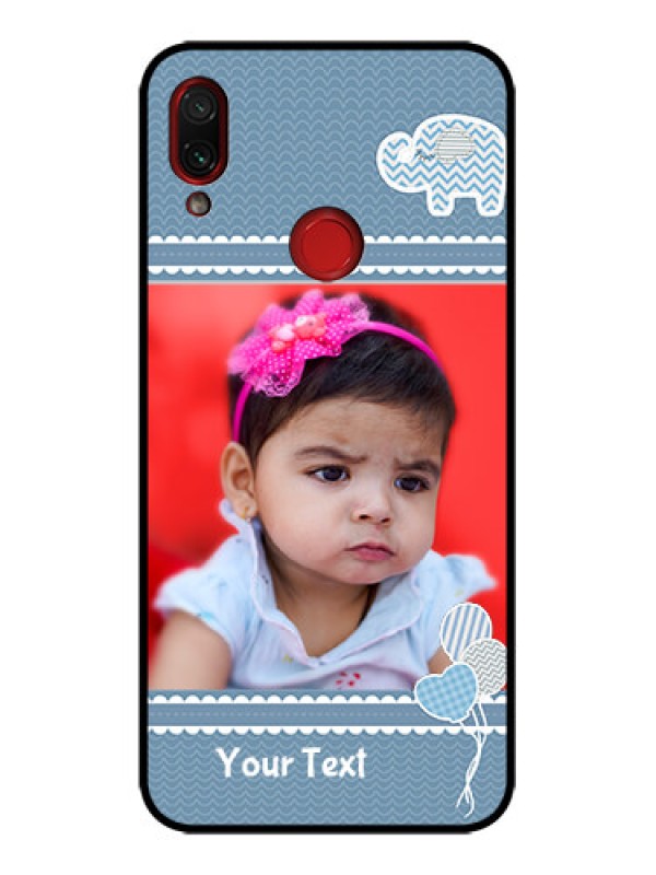 Custom Redmi Note 7s Custom Metal Phone Case - With Kids Pattern Design