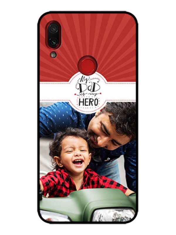 Custom Redmi Note 7s Custom Metal Phone Case - My Dad Hero Design