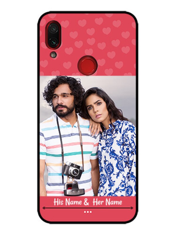 Custom Redmi Note 7s Custom Metal Phone Case - Simple Love Design