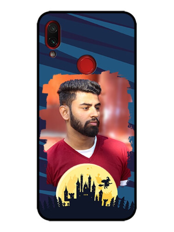 Custom Redmi Note 7s Custom Metal Phone Case - Halloween Witch Design