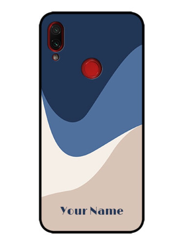 Custom Redmi Note 7s Custom Metal Phone Case - Abstract Drip Art Design