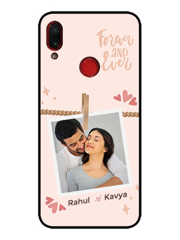Custom Redmi Note 7s Custom Metal Phone Case - Forever And Ever Love Design