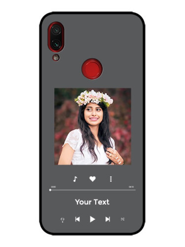 Custom Redmi Note 7s Custom Metal Phone Case - Play The Music Design