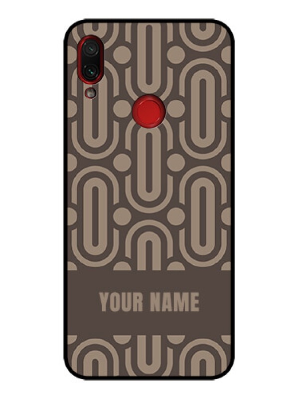 Custom Redmi Note 7s Custom Metal Phone Case - Captivating Zero Pattern Design