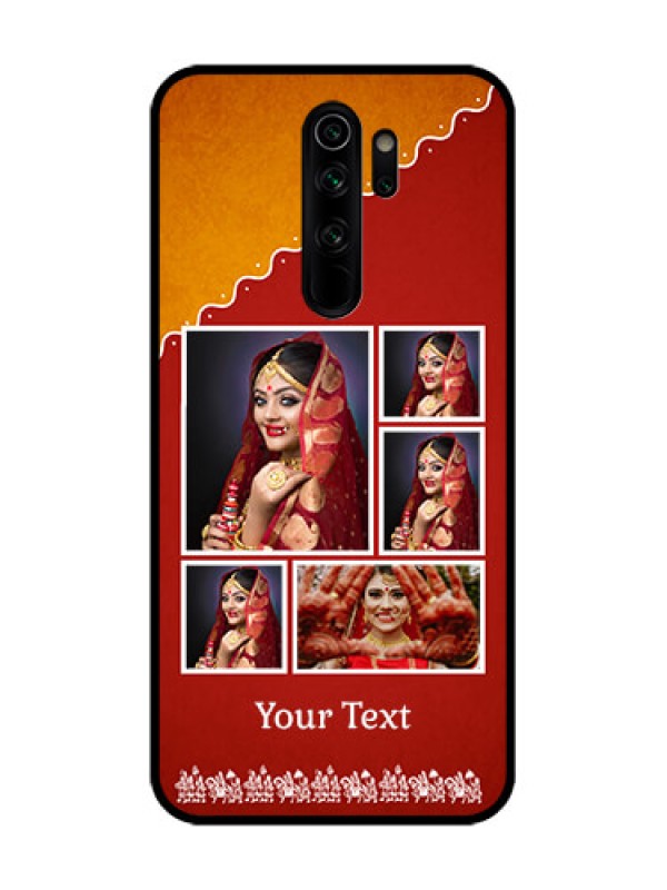 Custom Redmi Note 8 Pro Custom Metal Phone Case - Wedding Pic Upload Design