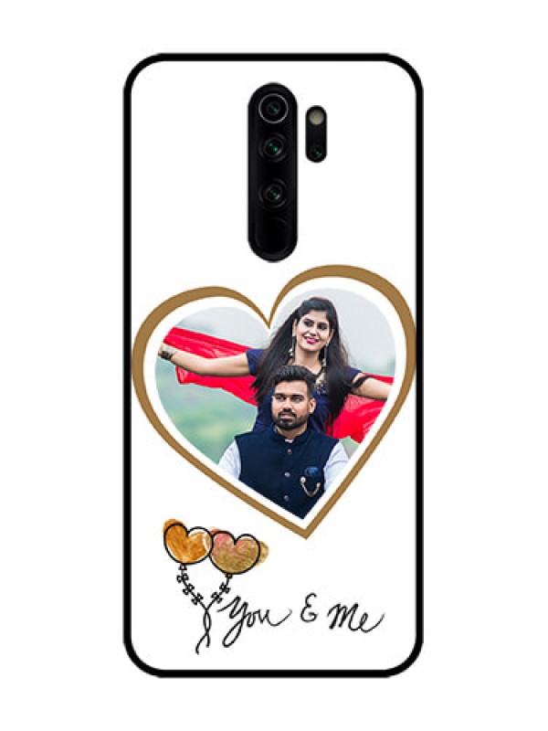 Custom Redmi Note 8 Pro Custom Metal Phone Case - You and Me Design