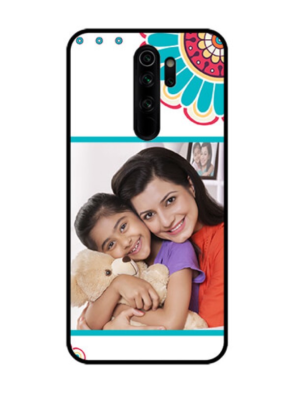 Custom Redmi Note 8 Pro Custom Metal Phone Case - Flower Design