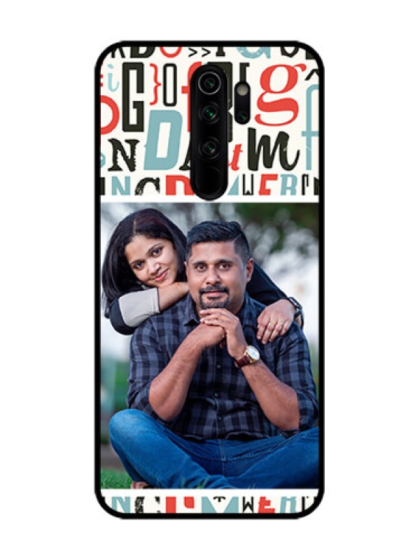 Custom Redmi Note 8 Pro Custom Metal Phone Case - Alphabet Design