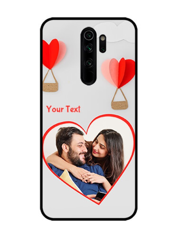 Custom Redmi Note 8 Pro Custom Metal Phone Case - Parachute Love Design