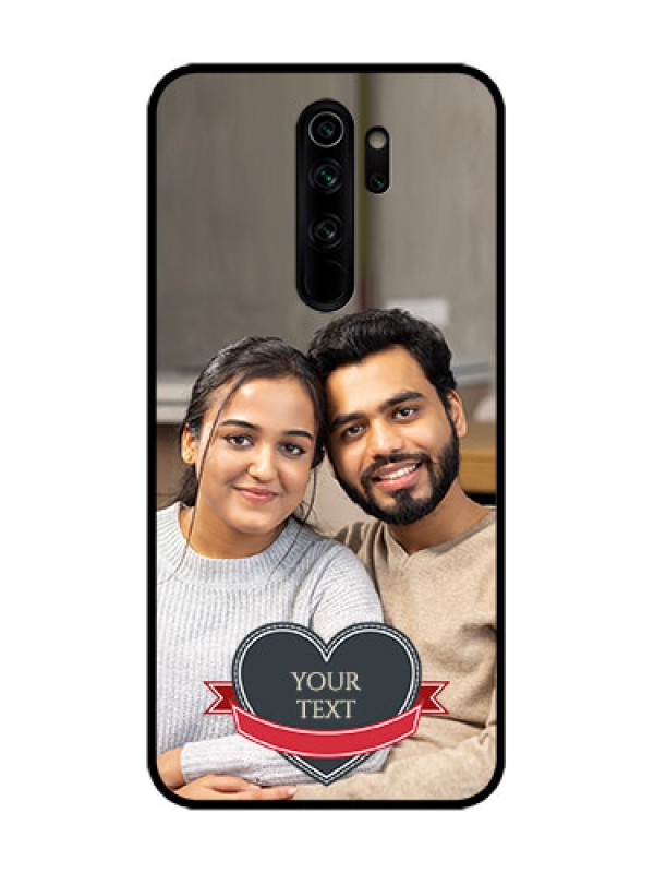 Custom Redmi Note 8 Pro Custom Metal Phone Case - Just Married Couple Design