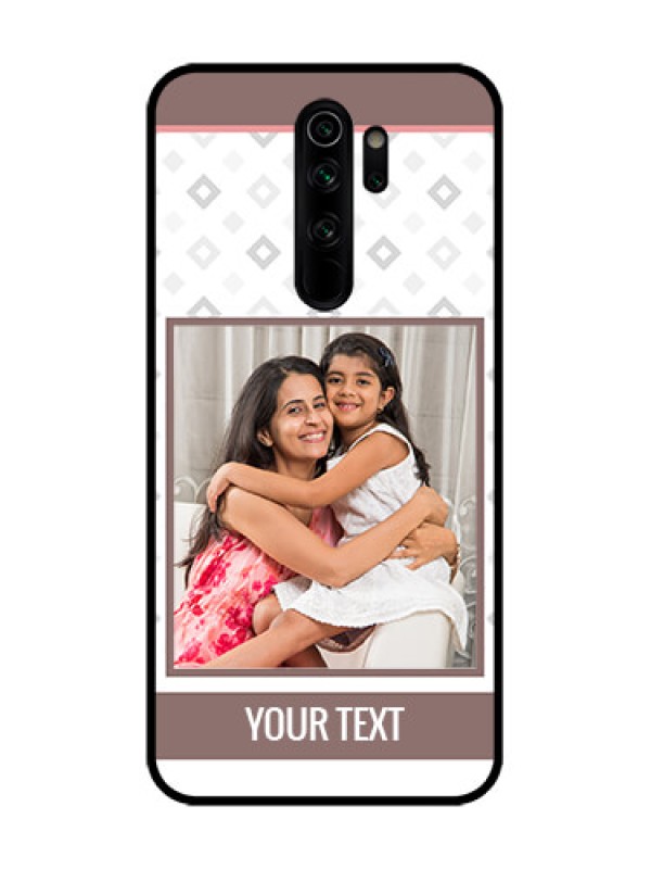 Custom Redmi Note 8 Pro Custom Metal Phone Case - Simple Diamond Design