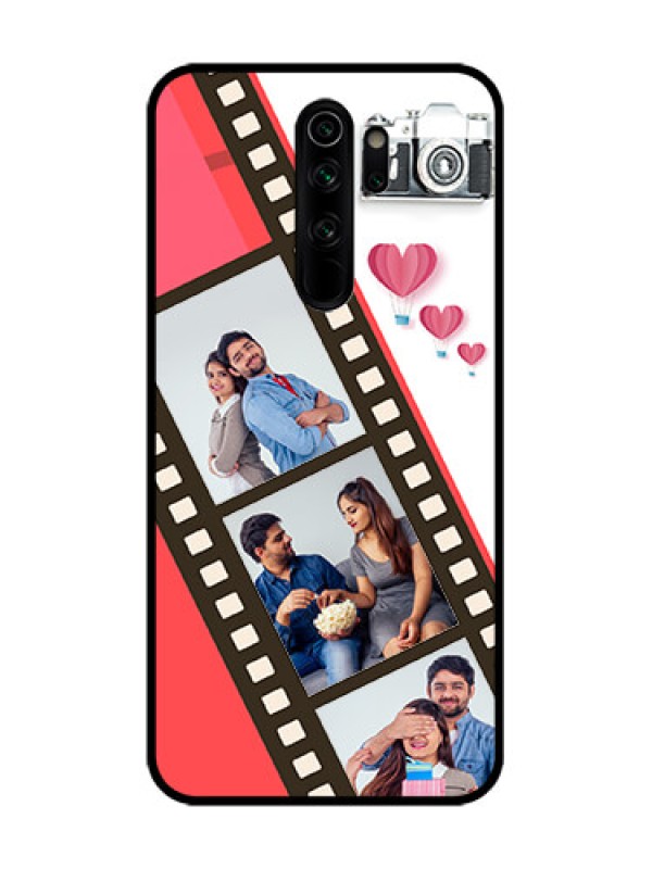 Custom Redmi Note 8 Pro Custom Metal Phone Case - 3 Image Holder With Film Reel