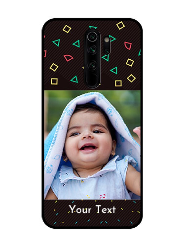 Custom Redmi Note 8 Pro Custom Metal Phone Case - With Confetti Birthday Design