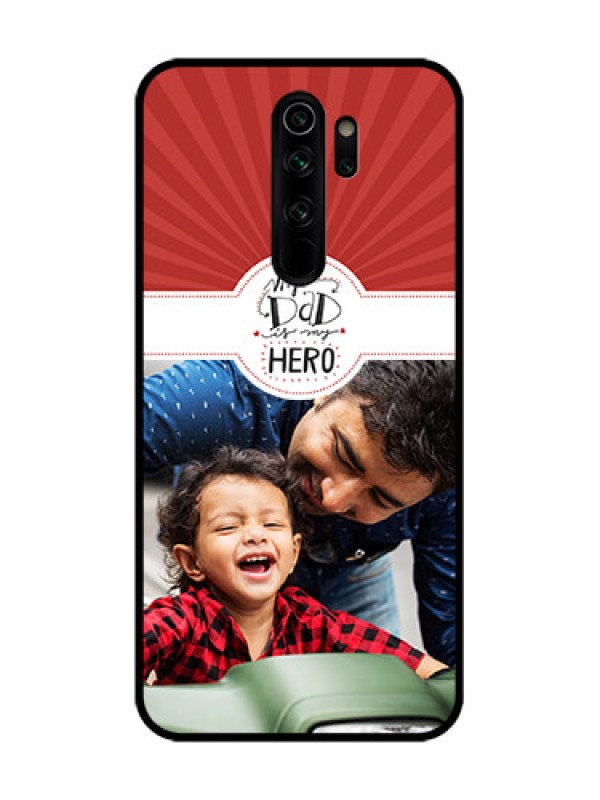 Custom Redmi Note 8 Pro Custom Metal Phone Case - My Dad Hero Design