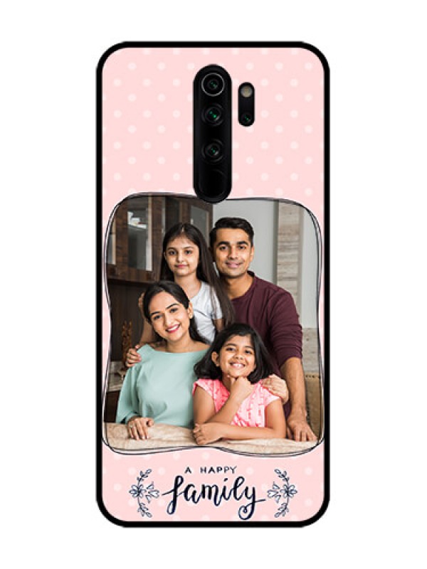 Custom Redmi Note 8 Pro Custom Metal Phone Case - Family With Dots Design