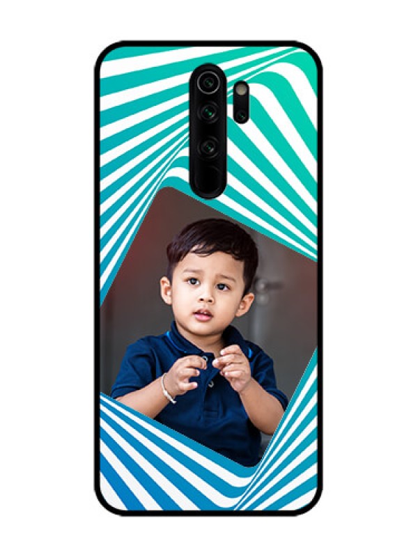 Custom Redmi Note 8 Pro Custom Metal Phone Case - Abstract Spiral Design