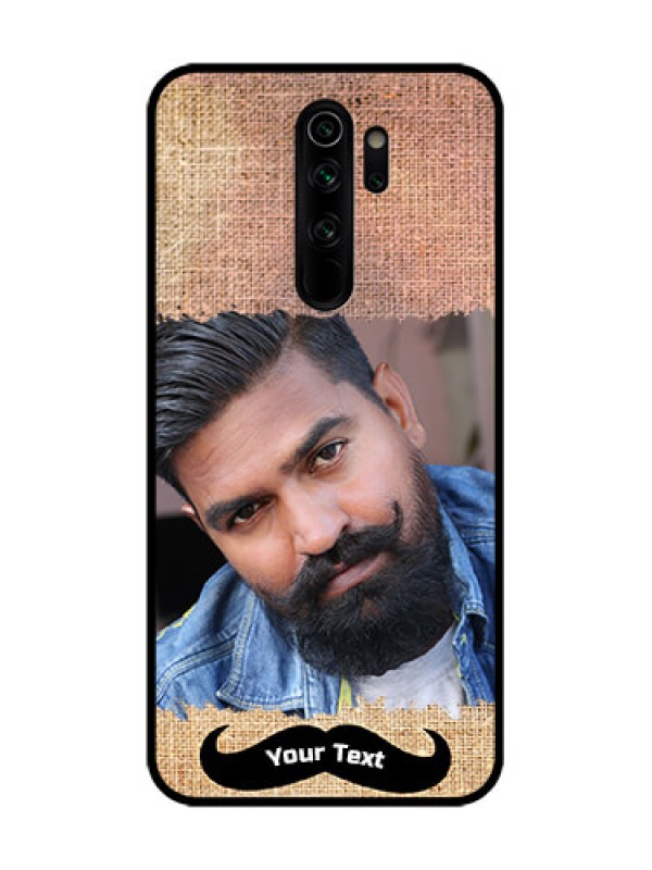 Custom Redmi Note 8 Pro Custom Metal Phone Case - With Texture Design