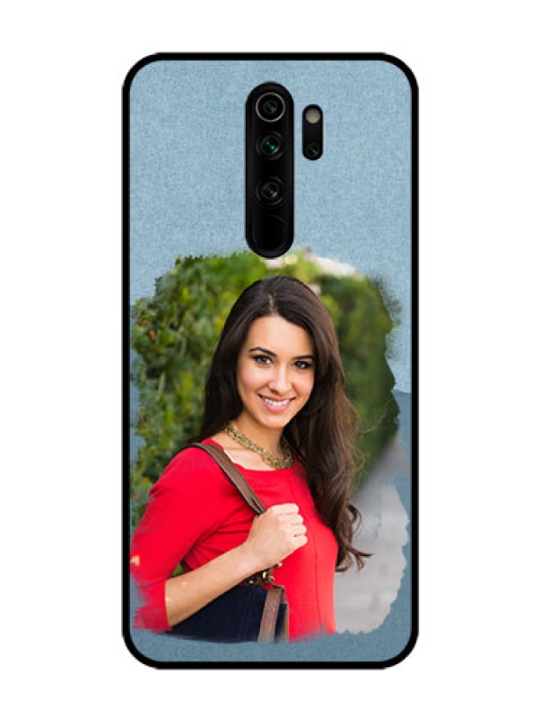 Custom Redmi Note 8 Pro Custom Metal Phone Case - Grunge Line Art Design