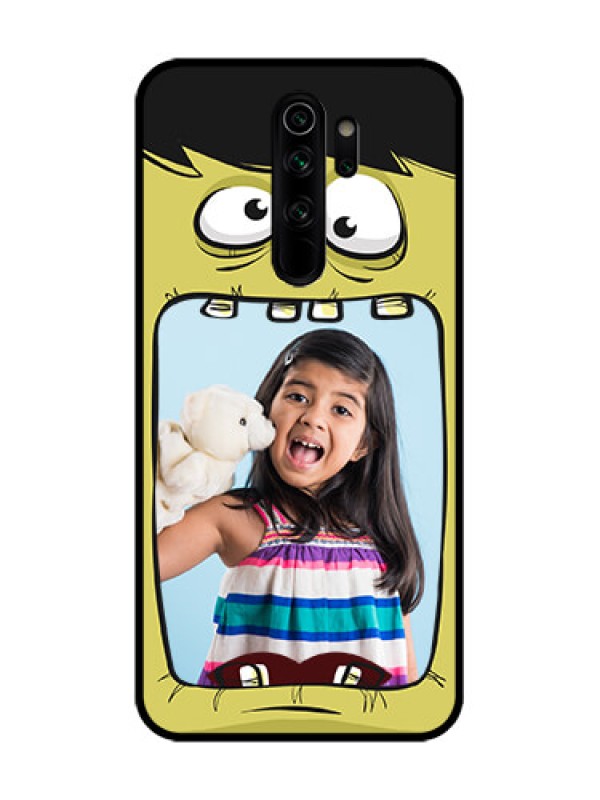 Custom Redmi Note 8 Pro Custom Metal Phone Case - Cartoon Monster Back Case Design