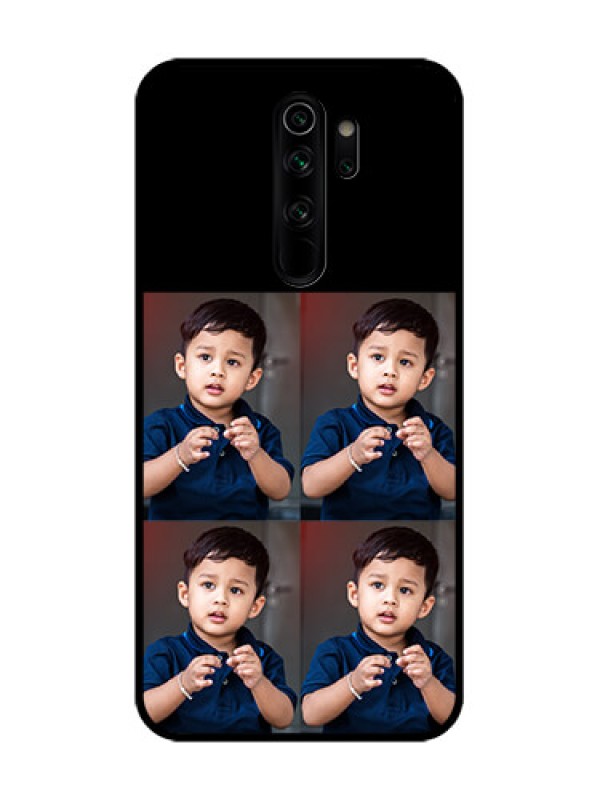 Custom Redmi Note 8 Pro Custom Metal Phone Case - 4 Image Holder Design