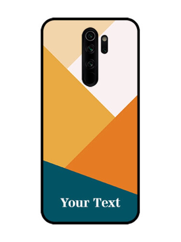 Custom Redmi Note 8 Pro Custom Metal Phone Case - Stacked Multi - Colour Design