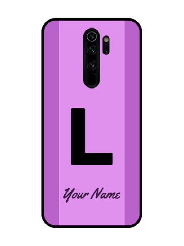 Custom Redmi Note 8 Pro Custom Metal Phone Case - Tricolor Custom Text Design