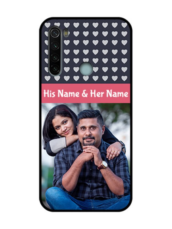 Custom Redmi Note 8 Custom Metal Phone Case - Love Symbols Design