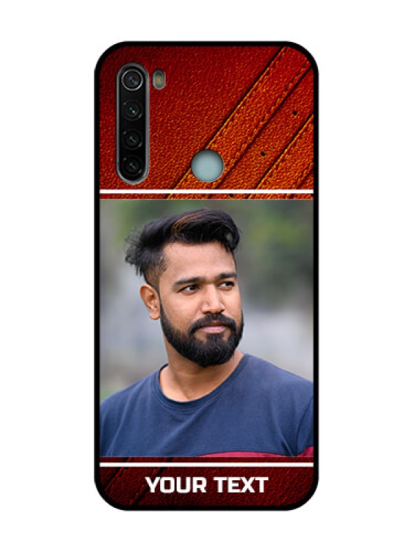 Custom Redmi Note 8 Custom Metal Phone Case - Leather Phone Case Design