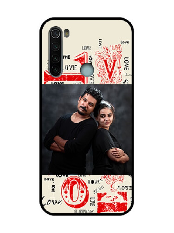 Custom Redmi Note 8 Custom Metal Phone Case - Trendy Love Design Case