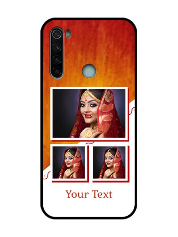Custom Redmi Note 8 Custom Metal Phone Case - Wedding Memories Design