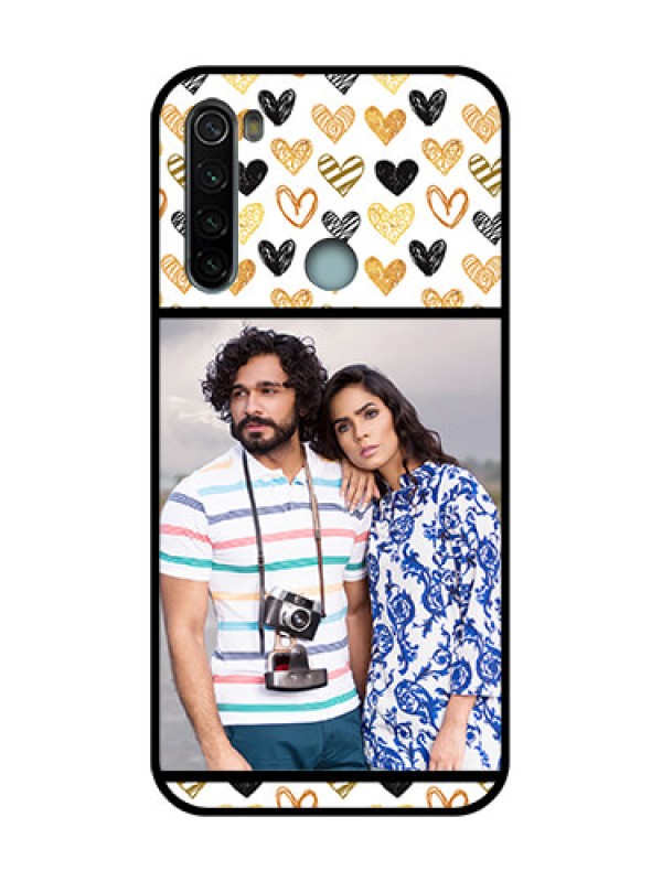 Custom Redmi Note 8 Custom Metal Phone Case - Love Symbol Design