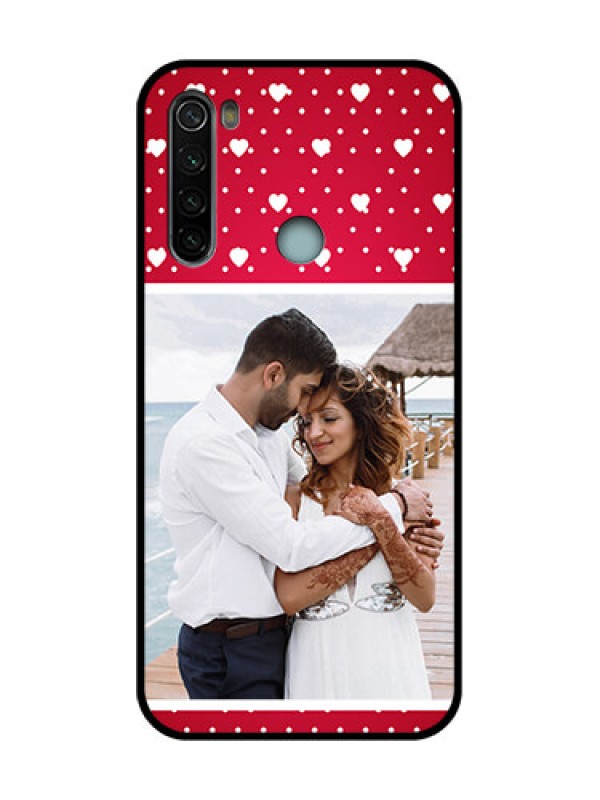 Custom Redmi Note 8 Custom Metal Phone Case - Hearts Mobile Case Design