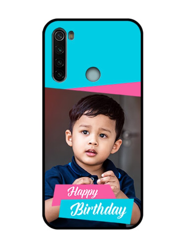 Custom Redmi Note 8 Custom Metal Phone Case - Image Holder With 2 Color Design