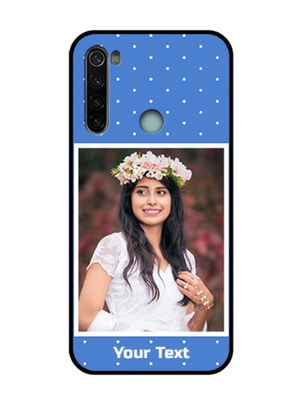 Custom Redmi Note 8 Custom Metal Phone Case - Polka Dots Design